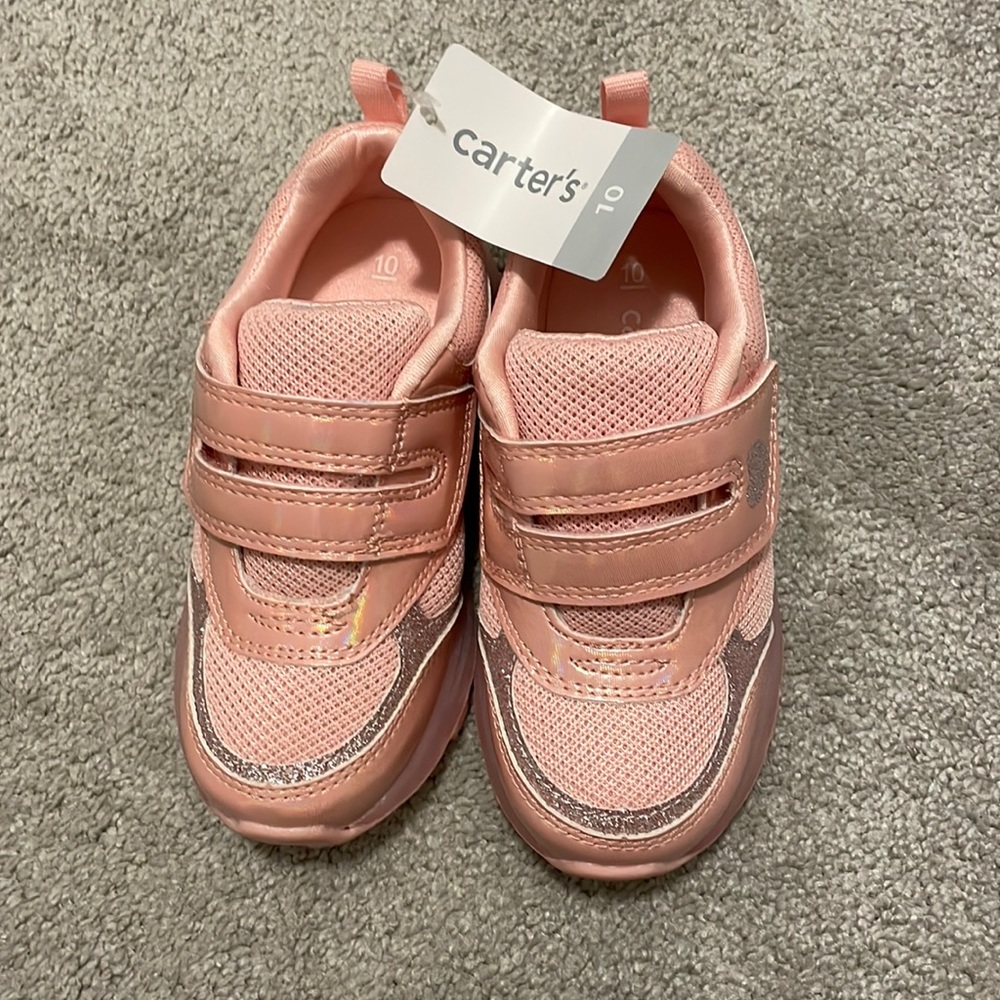 Carters pink kids shoes